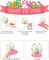 9Pcs Easter Centerpieces for Tables,Colorful Easter Centerpiece Table Decorations Cute Bunny Egg Honeycomb Centerpieces for Spring Happy Easter Rabbit Photo Prop Party Supplies